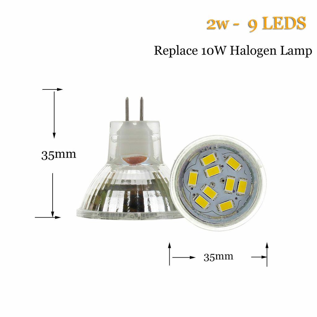 LED Halogen Strahlerlampe MR11 12V 5730 SMD 12V 10W 15W 20W Warm/Kalt/Neutralweiß Kronleuchter Heimlicht Durchmesser 35mm