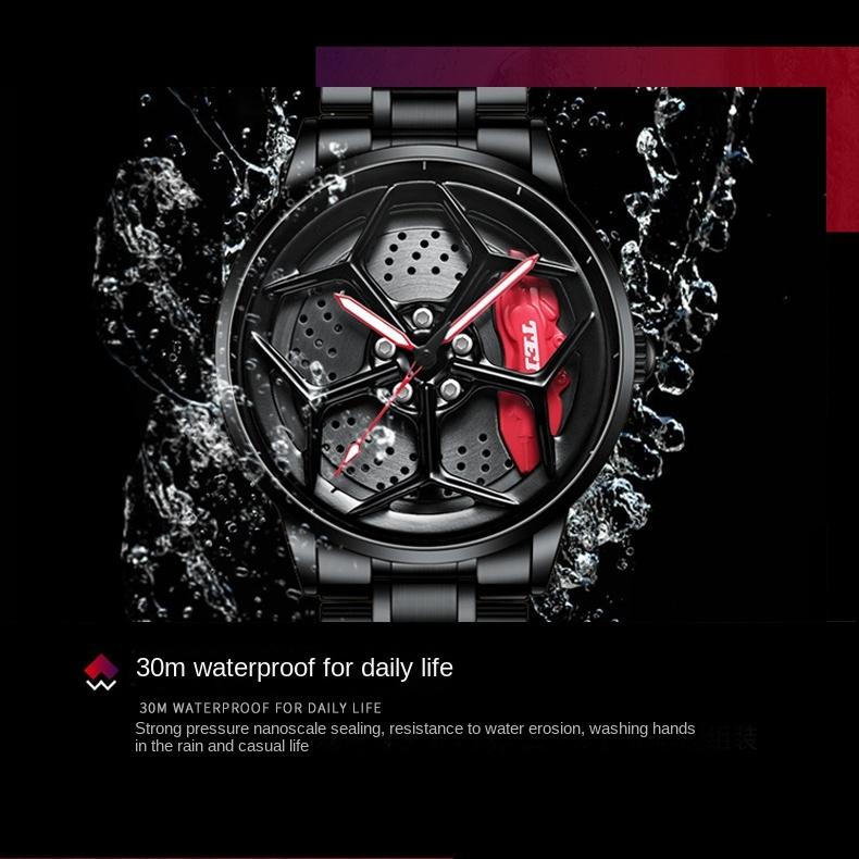 Ceas cu butuc de roată autentic SVJ, tridimensional, gol Tc5, etrieri forjați pentru mașină, modificat și rezistent la apă.