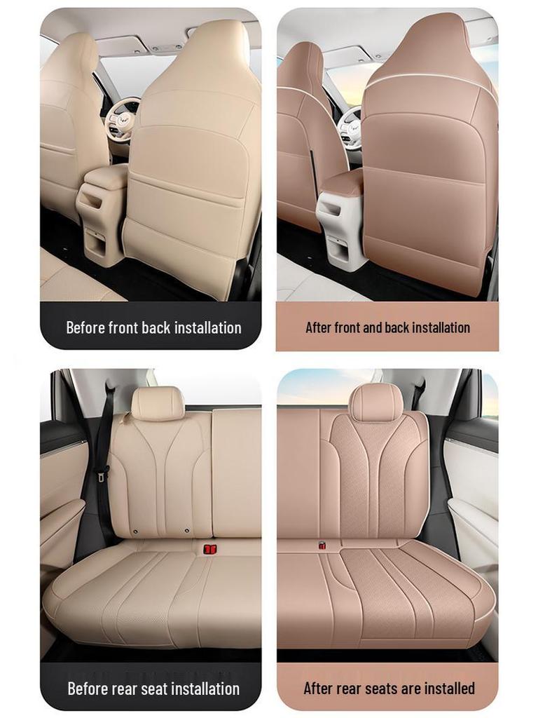 Wuling Bingo S Perforated Leather Wear-Resistant Cute Cartoon Full Coverage Car Seat Cushion