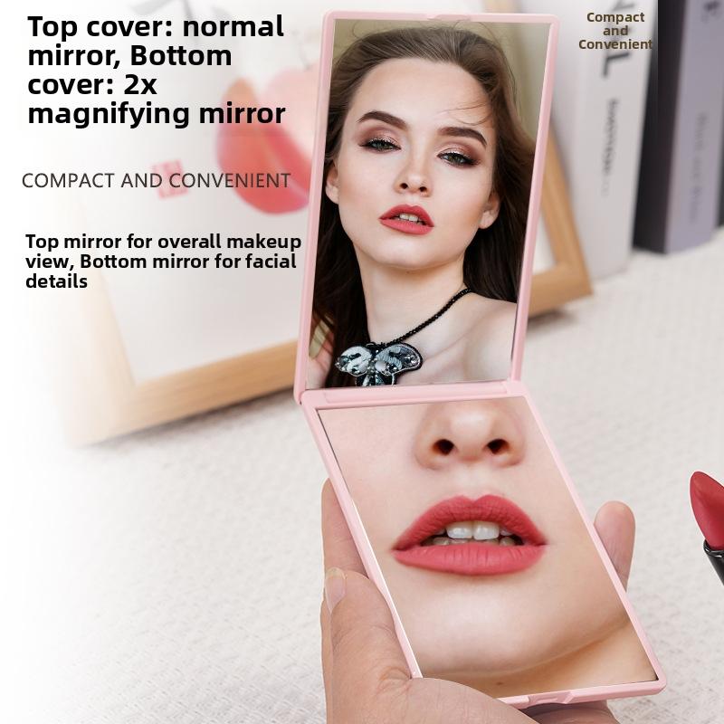 Portable Pocket Mirror with Premium Matte Finish for Women