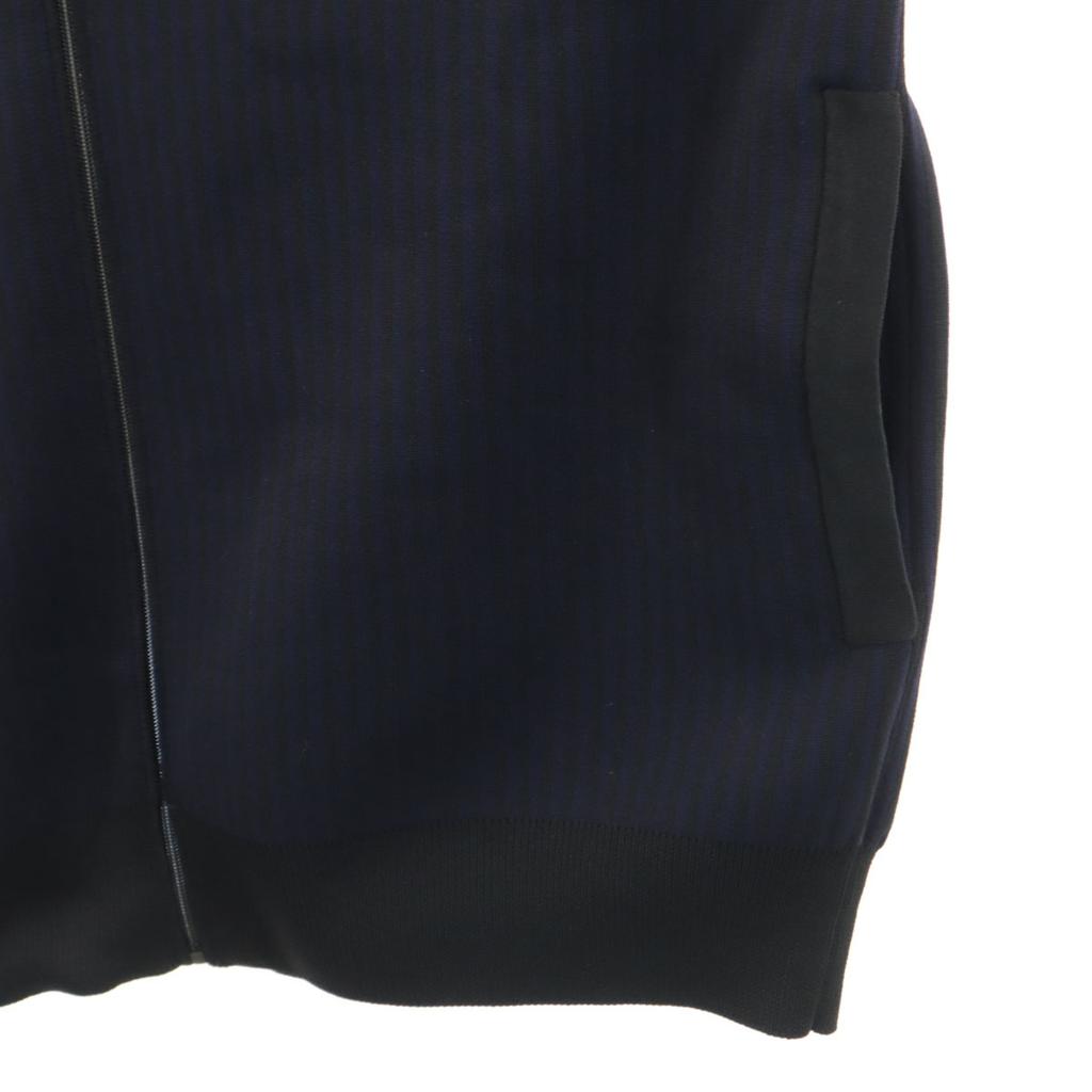 Schönheitsprodukte LANVIN SPORT Gestreifte Trainingsjacke 40 Marineblau Herren Gebraucht