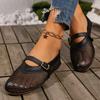 Large Size Mesh Casual Shoes Women 2025 Summer New Fashion Flat Shoes