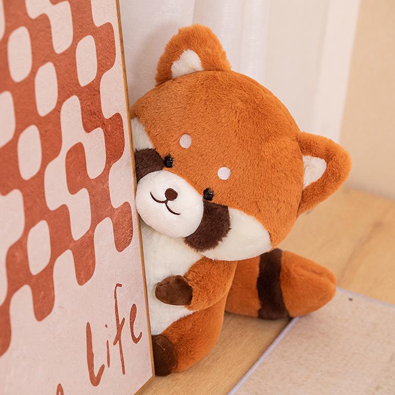 Adorable Fluffy Raccoon Plush Toy Cushion - Perfect Children's Gift