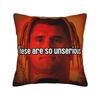 Charlie Kirk Occhi Luminosi Ritratto Divertente Brainrot Meme Federa Design Copricuscino Federe alla Moda Per Soggiorno Letto Sedia