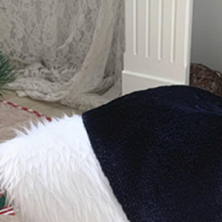 Christmas Party Hat Furry Christmas Hat Plush Santa Hat Christmas Party Decor