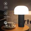 Grzybkowa lampka dotykowa w stylu nordyckim z ładowaniem USB i trójkolorowym ściemnianiem do atmosfery sypialni
