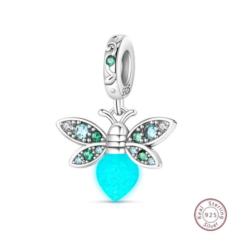 

100% Copper Spring Glowing Fireflies Shiny Zircon Beads 3Mm Diy Holiday Exquisite Jewelry Gift Making