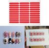 30Pcs/Sheet Transparent Double Adhesive Tape Nail Tip Adhesive Tape Acrylic Display Bar Nail Art Swatch Display Tool