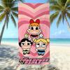 Cartoon Flying Little Policewoman Microfiber Beach Towel Quick-Drying Water-Absorbing Children'S Swimming Bath Towel Travel Portable Large Ruler