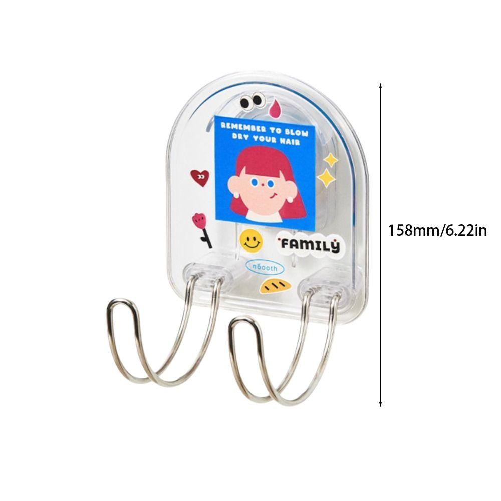 Space-Saving Storage No-Drill Wall-Mounted Storage Rack Multi-Purpose Hairdryer Organizer  Bathroom