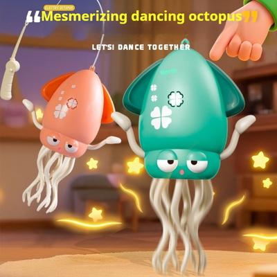Dancing Octopus Kids Toy - Auto-Sensing Obstacle Avoidance Electric Squid Stress-Relief Toy