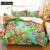 Tropical Forest Leopard Bedding Set Duvet Cover Set 3d Bedding Digital Printing Queen Size Bedding Set Fashion Design