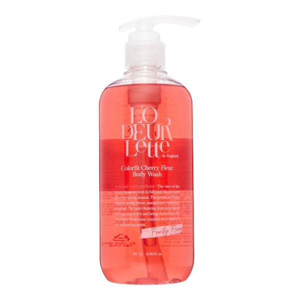 

L ODEURLETTE IN ENGLAND COLORFIT CHERRY FLEUR BODY WASH Парфюмированный гель для душа c ароматом цветка вишни 500мл