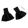 Fake Flare Sleeves Girls Pleated False Cuffs for Women Sweater Wrist Warmers Female White Horn Cuffs Accessories