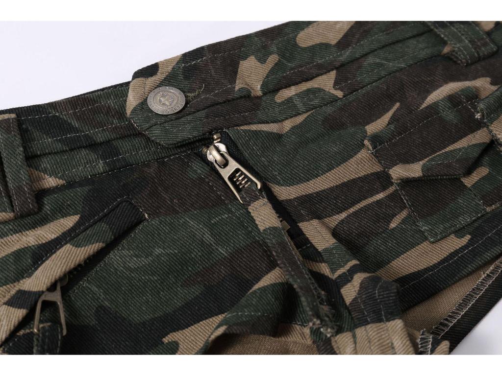 Summer 2026 New Spicy American Girl Camouflage Low-Rise Shorts