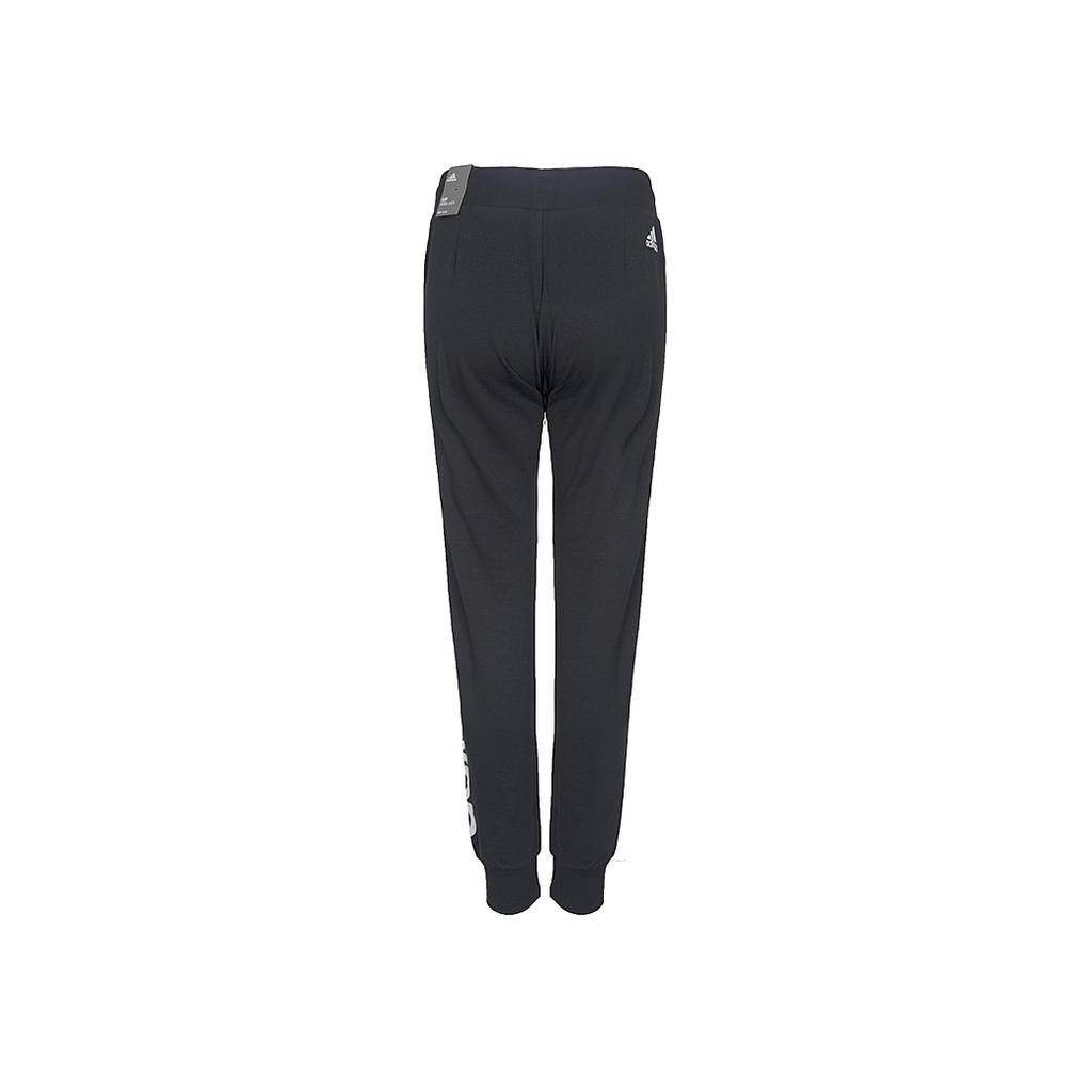 Adidas Pt Fl Linear Lifestyle Series Comfortable Soft Casual Knit Sports Pants Women Bottoms Black CF3799