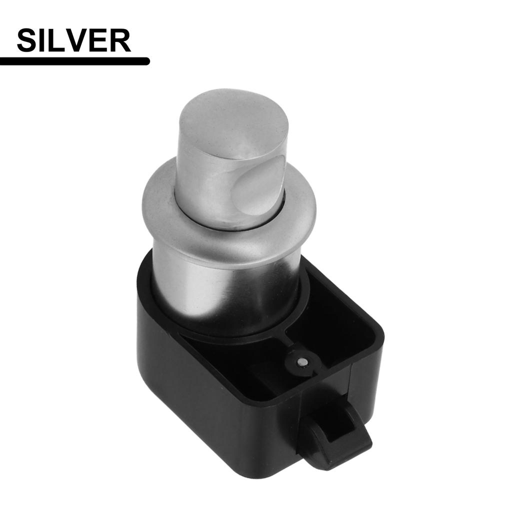 Cabinet Lock Push Button Lock Alloy Pull Handle Plastic Materials Reliable Lock Sturdy Construction For Cabinets