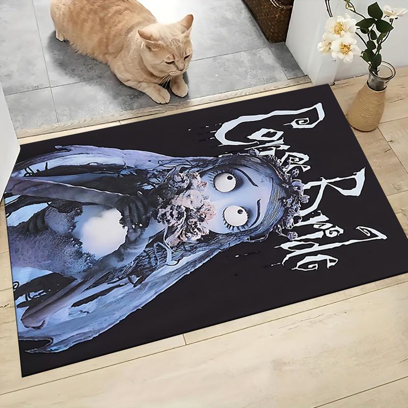 1Pc Ghostly Bride Butterflies Carpet Rug Customizable Soft Washable Antislip Home Living Room Sofa Mats Personalized Rug 0917156