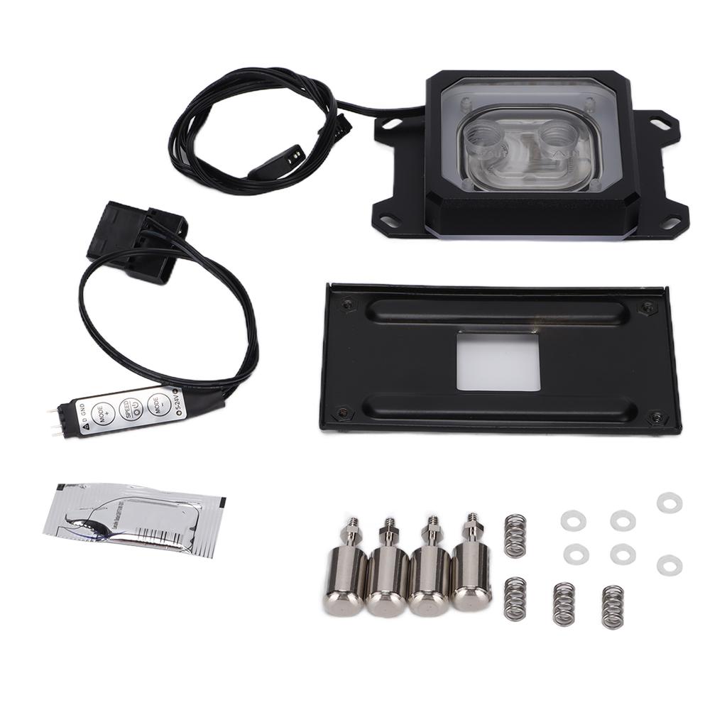 CPU Water Block Clever Cool Good Effect Convenient Connection Water Cooling Head 5V