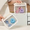 Dishwasher Organizers With Elastic Meshes for Kitchen Tool Cutlery Cups Safe Silicone Construction Quick Drying