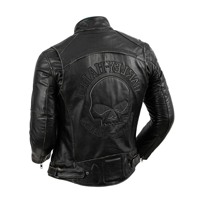 Vintage Motorrad Biker Jacke Männer Echtes Rindsleder Leder Herbst Winter Mantel Liner Abnehmbare Reiten Kleidung
