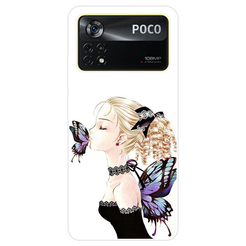 For Xiaomi Poco X4 Pro 5G Silicone TPU Back Cover Soft Phone Case For Xiaomi Poco M4 Pro 4G Case