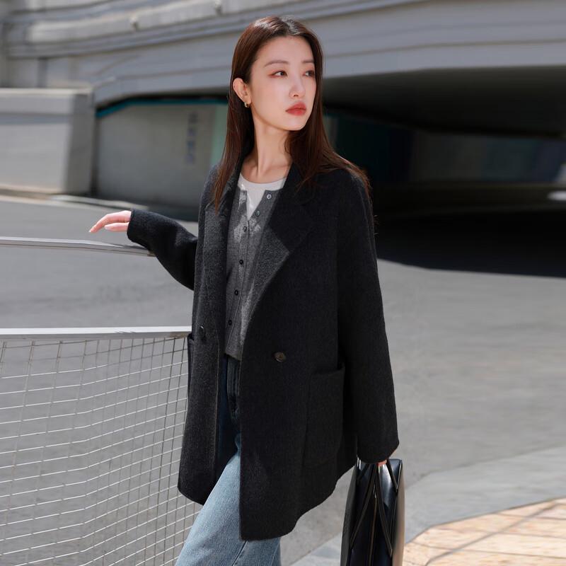 

Sancai Women s 100% Wool Plus Size Double-Faced Mid-Length Winter Coat 2XL (175/100B)