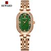 REWARD 21058 New Women Wristwatch Fashionable Luxury Quartz Movement Wrist Watches Stainless Steel Strap Gift for Ladies