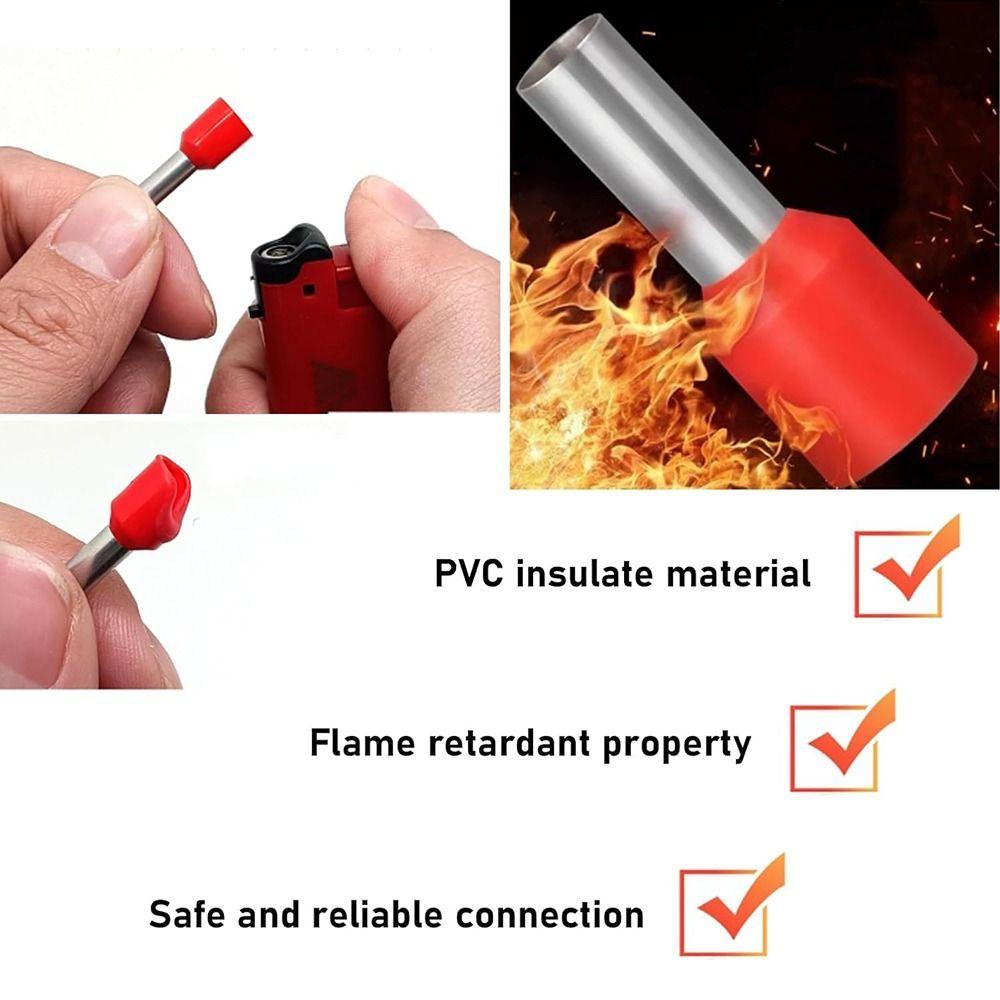 Assorted Size Wire Ferrules Terminals Box Set Wire Ends Terminals Ferrule Crimping