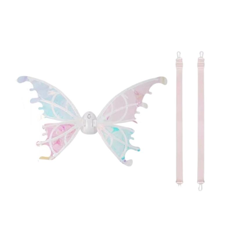 

Plastic Glowing Wing Pet Costume Props Suitable for Comfortable Extended Wear During Walks and Festival Parties