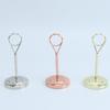 Round Shape Metal Card Holders Table Number Holders Photo Stands Memo Clip Wedding Birthday Party Supplies Note Clamp Stand