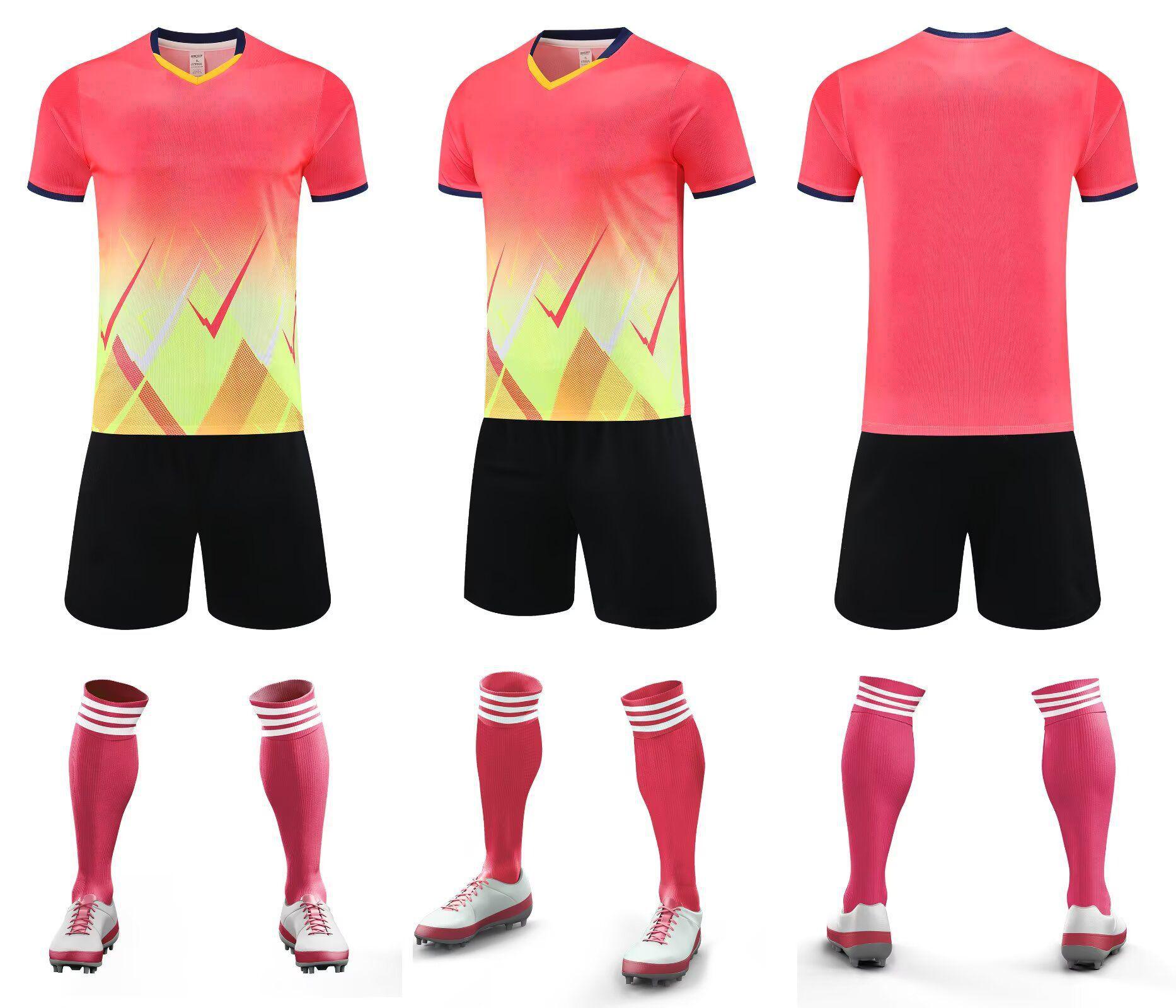 

Unisex Comfortable Breathable Football Training Set for All Ages M червоний
