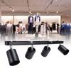 GU10 Lamp Holder 4 Head Rotating Ceiling Mounted   Base for Canteen Shopping Mall Showcase