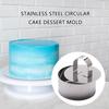 Set of 6 Pastrys Dessert Rings Stainless Steel Mousse Molds Dessert Rings Cake Rings Suitable for Cakes and Puddings