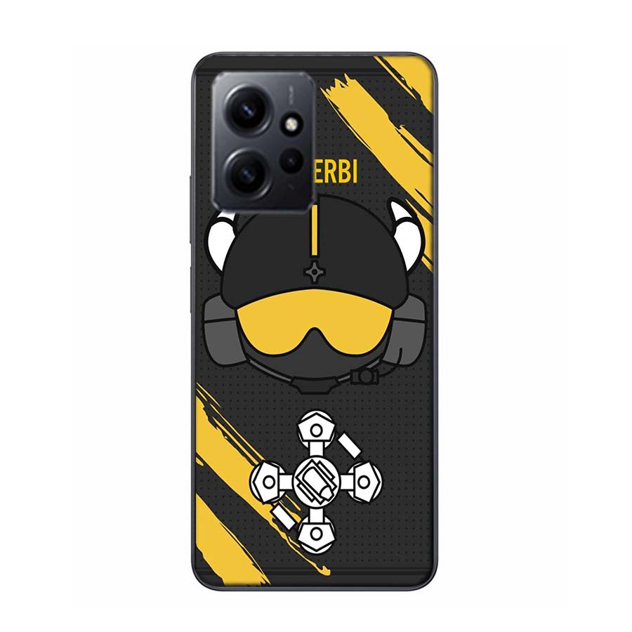 Game Rainbow S-Six S-Siege Phone Case For Redmi 12 13C 12C 15C 9 10 10C Note 13 Pro Plus 14 15 Pro 9T 9C 9A TPU Soft Cover Clear
