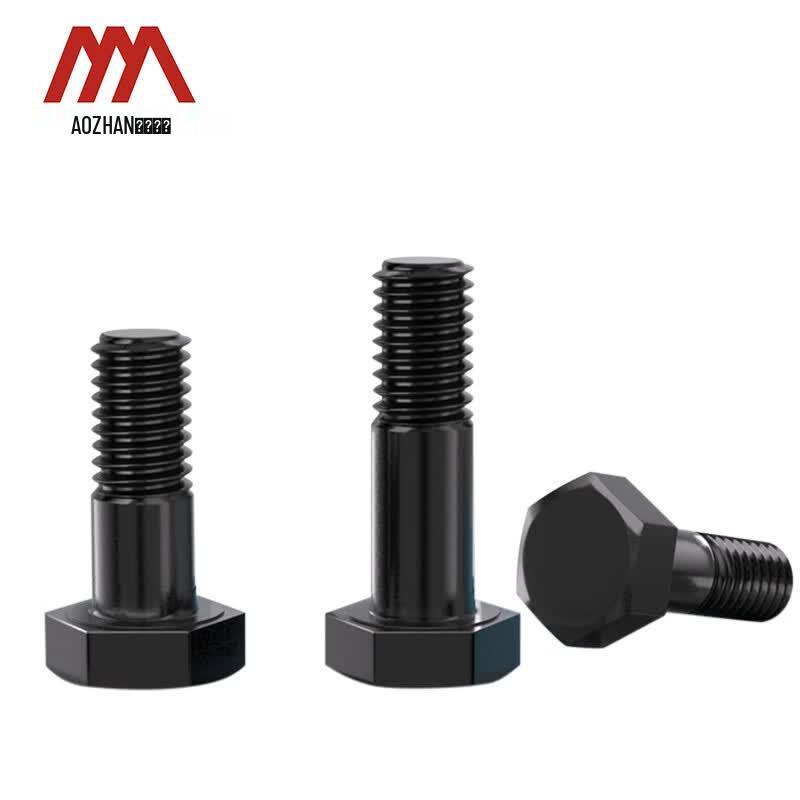 High-Strength 8.8 Grade Black Hexagon Head Half-Thread Bolts