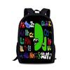 Game Alphabet Lore Kids Backpack School Bag 40cm/15.7inch Backpack Lightening Zipper Backpack Book Bags for Boys Girls Best Gift