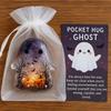 Halloween Ghost Pocket Cards Pocket Comfort Ghosts Pockets Hug Ghost With Encouragement Card Cute Mini Charm Gifts