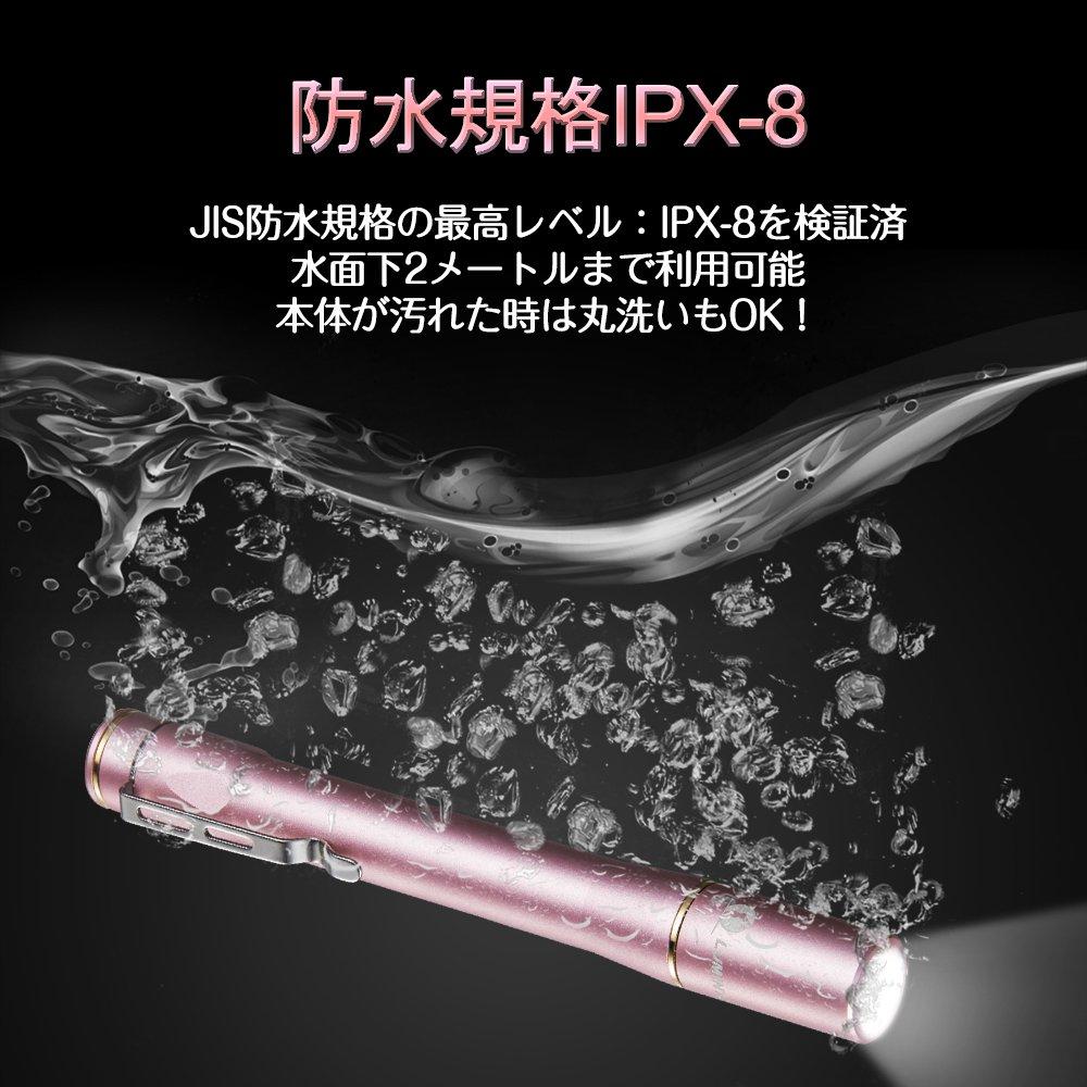 LUMINTOP IYP365 Nurse LED Hohe Farbwiedergabe Aluminiumlegierung Kompakt und 3 Helligkeiten IPX8 AAA-Batterie Kompatible Stiftlampe, Taschenlampe, LED,