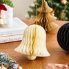 Irregular Shape Paper Honeycomb Christmas Tree Ornaments - Small Pendant & Honeycomb Ball Decor.