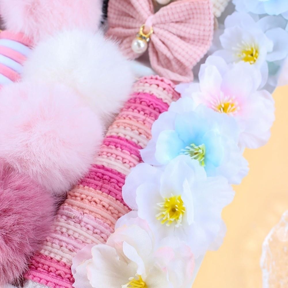179Pcs/Set Colorful Girls Hair Accessories Set Flower Shape Hair Bows New Hair Clips Party Dress Up