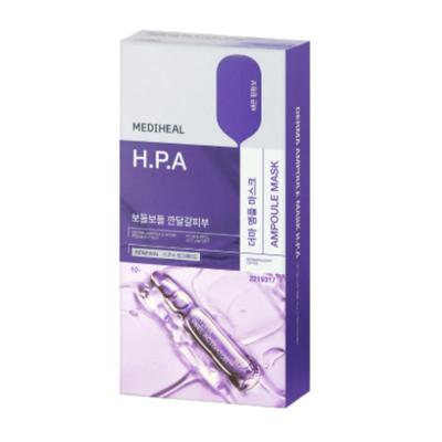 Derma Ampulės Kaukė H.P.A 10 vnt. Drėkinanti ir Apsauginio Barjero Atstatanti Lakštinė Kaukė