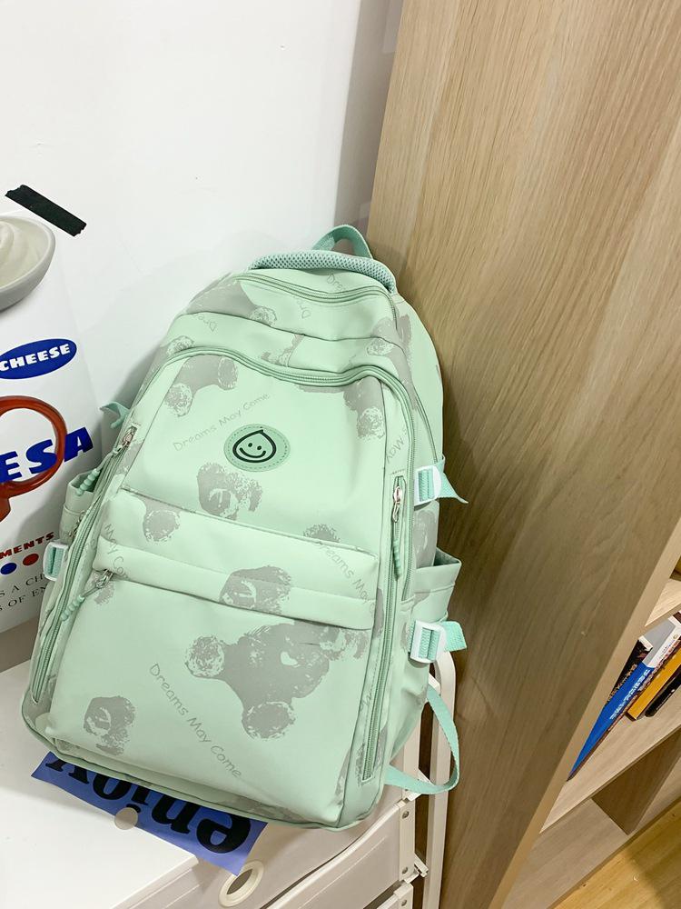 

Унісекс Модний Рюкзак Великої Місткості з Принтом Плюшевого Ведмедика для Студентів і Мандрівників