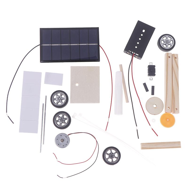 Assemble Solar Car Creative Inventions Motor Ability Of Children Active Thinking Diy Electronic Kit Technology Toys For Kids