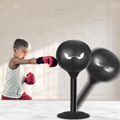 Wall Mountable Desktop Punching Bag Inflatable Desk Boxing Punch Ball  Home Training