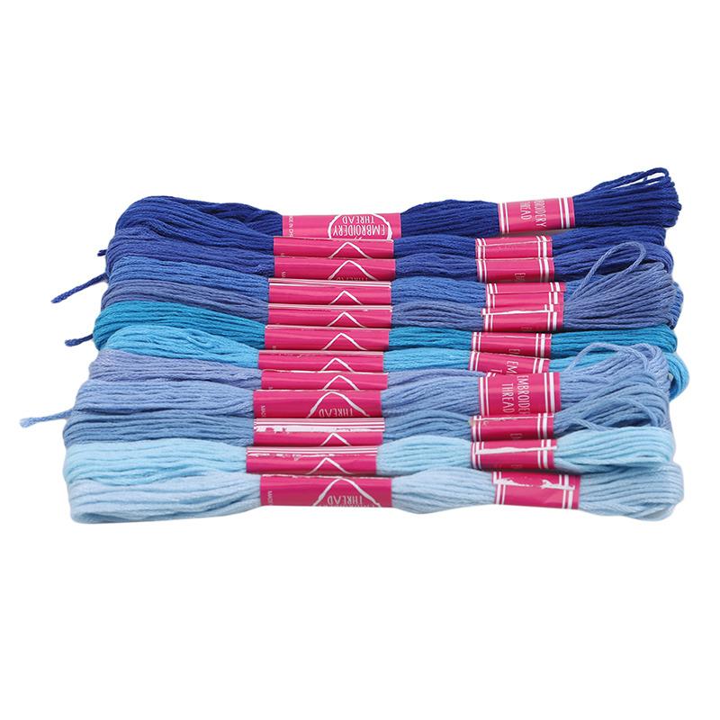 Cross Stitch Thread The Unique Style 6 Cross Stitch Cotton Embroidery Thread Floss Sewing Skeins Craft Dofferent Gradient Color