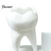 Dentist Office Supplies 3D Printed Tooth Pen Holder with Business Card Holder, 2 in 1 Desk Organizer Teeth Shape Organizer, Desktop Decor, Creative