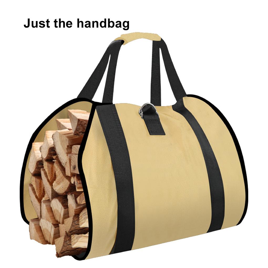 OxfordCloth Multifunctional Firewood Storage Bag For Keeping Clothes Clean Firewood Carrying Bag