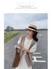 Elegant Summer 2026 White Pleated Retro Vest & Dress Set for Women