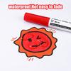 12color Paint Marker,Waterproof Not Easy To Fade,Car Paint,Wood,Ceramics,Tires, Balloons,Shoes,Metal Markers Paint-Mending Pen